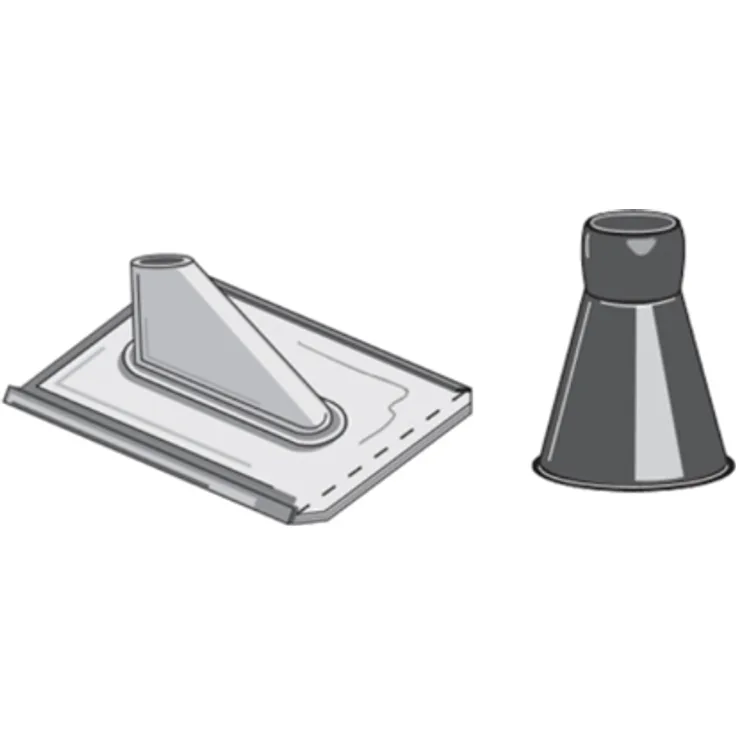 SPAZ60 - Sparrenhalterzubehör, 60 mm Durchmesser, Bleiblechziegel