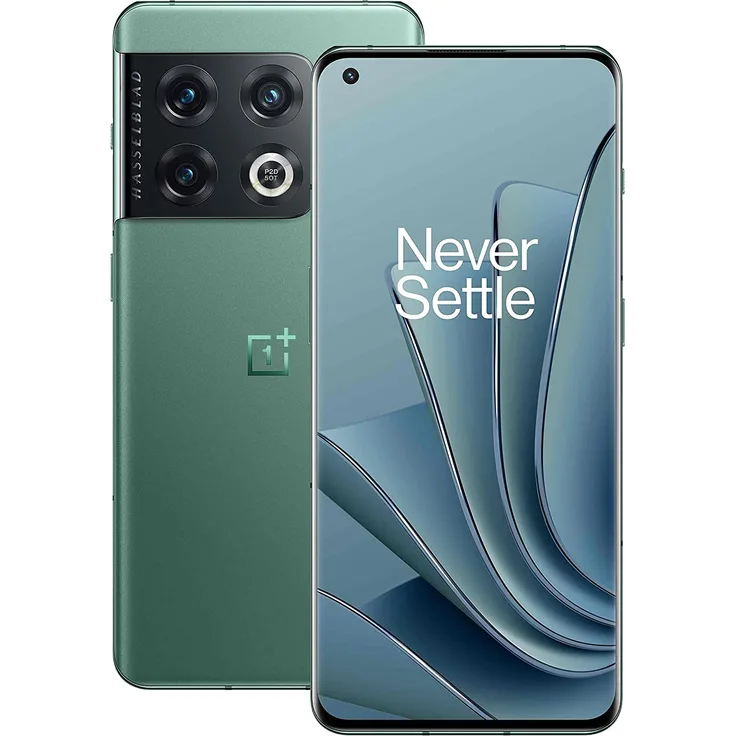 OnePlus 10 Pro 5G Smartphone 17,02cm (6,7 Zoll) AMOLED-Display, 256GB interner Speicher, 12GB RAM, Dual-SIM, Android 12, Emerald Forest