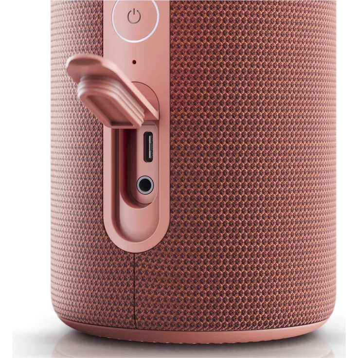 We. By Loewe. HEAR 1 Bluetooth-Lautsprecher Coral Red, rot – Bild 5