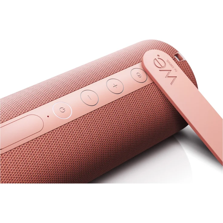 We. By Loewe. HEAR 1 Bluetooth-Lautsprecher Coral Red, rot – Bild 4
