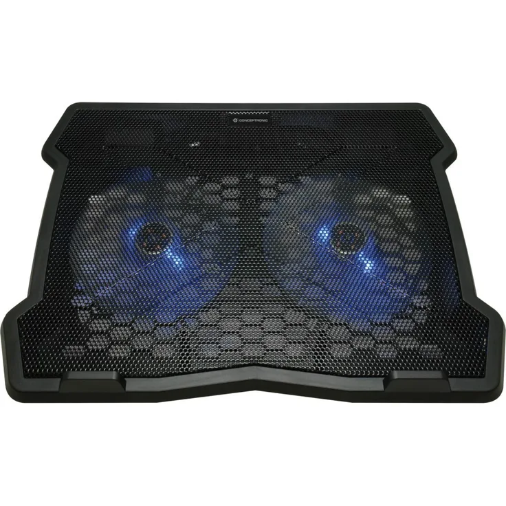 CONPTRONIC 2-Fan Cooling Pad (15.6)- schwarz  THANA06B (THANA06B)