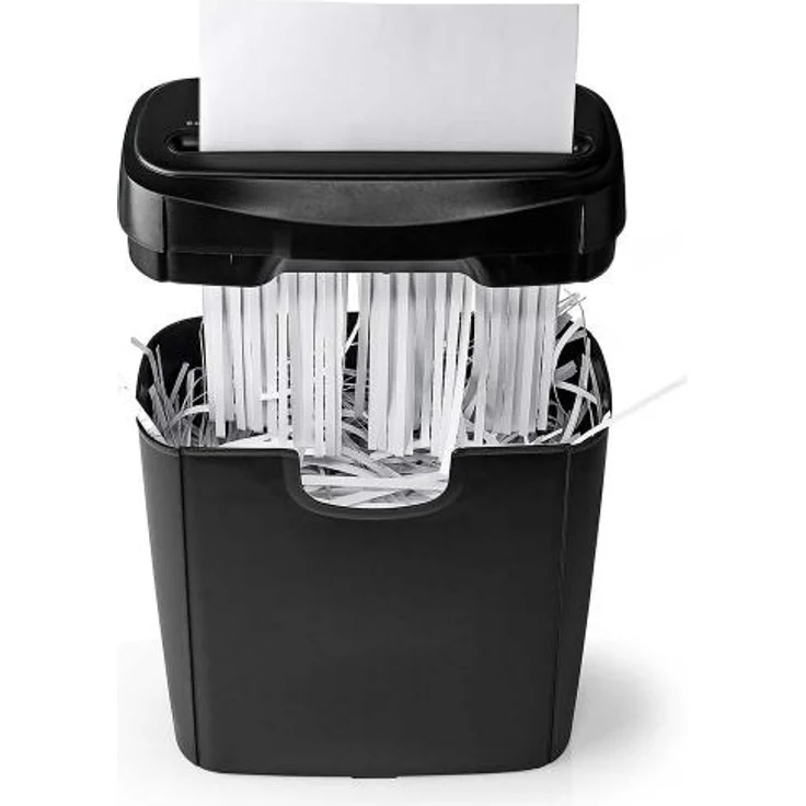 Nedis Aktenvernichter - 6x A4-Seiten - 10 l - Sicherheitsnorm: DIN 2 - 190 W - Schwarz – Bild 8