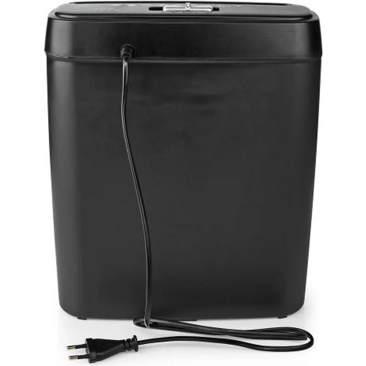Nedis Aktenvernichter - 6x A4-Seiten - 10 l - Sicherheitsnorm: DIN 2 - 190 W - Schwarz – Bild 4