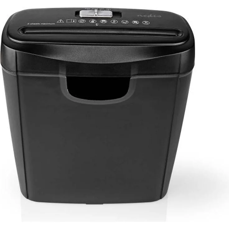 Nedis Aktenvernichter - 6x A4-Seiten - 10 l - Sicherheitsnorm: DIN 2 - 190 W - Schwarz – Bild 2