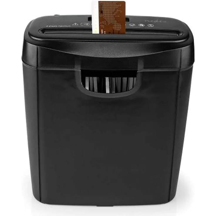 Nedis Aktenvernichter - 6x A4-Seiten - 10 l - Sicherheitsnorm: DIN 2 - 190 W - Schwarz – Bild 7