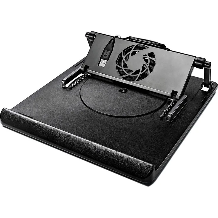 Laptop-Ständer drehbar Notebookständer Tabletthalter Lüfter mit USB-Anschluss