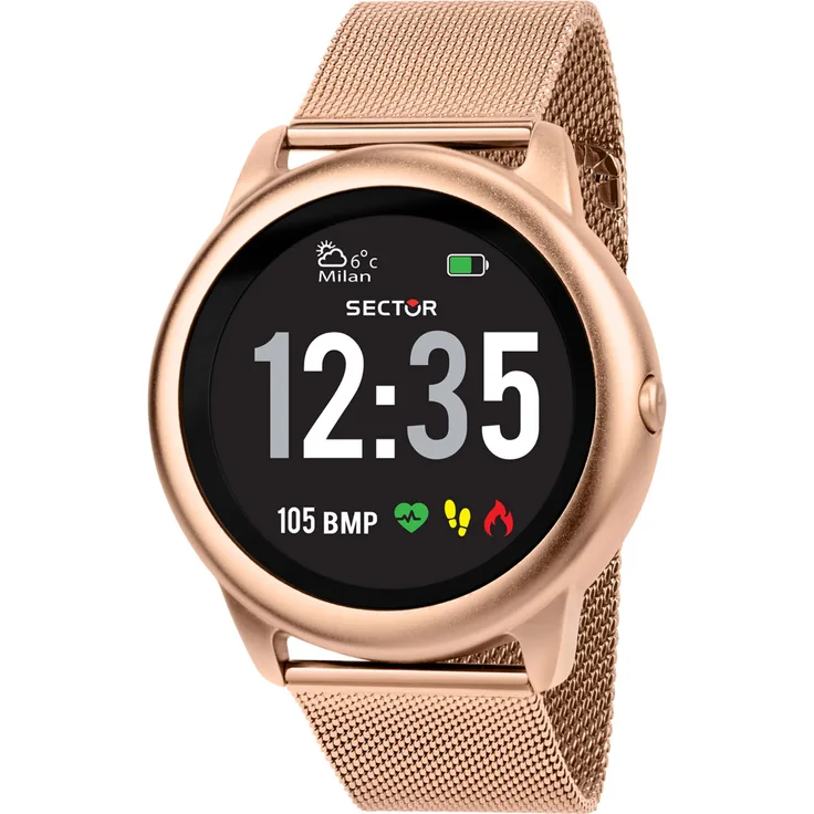 SECTOR S-01 Smartwatch R3251545501 Smartwatch Unisex, Roségold