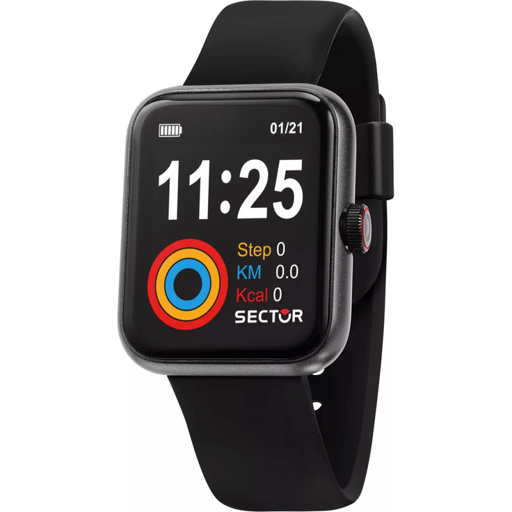 SECTOR S-03 GPS Smartwatch R3251282001 Smartwatch GPS, Unisex, Schwarz