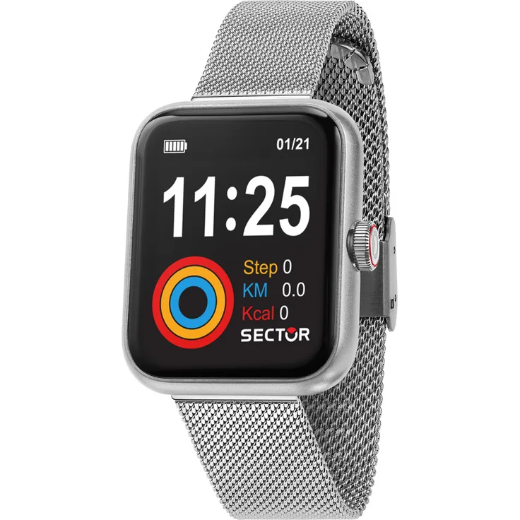 SECTOR S-03 GPS Smartwatch R3253282001 Smartwatch GPS, Unisex, Silber