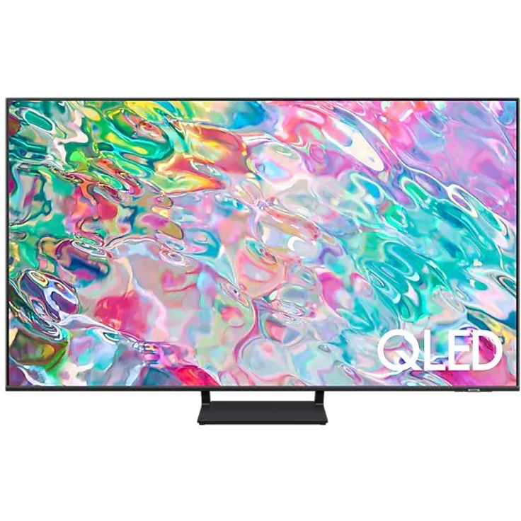 Samsung GQ65Q70BAT 163 cm (65 Zoll) QLED 4K Smart TV (Ultra HD, HDR, Edge LED) Twin-HD-Triple-Tuner (Sat, Antenne, Kabel) Modelljahr 2022 Energieklasse F (DE-Modell)
