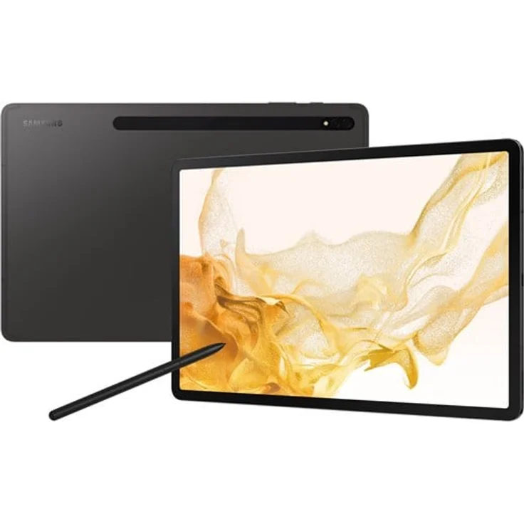 Samsung Galaxy Tab S8+ X800 Quad-HD Auflösung 12,4 Zoll,WLAN-Tablet, Octa-Core, 8 GB RAM, 128 GB Speicher, Graphite (SM-X800NZAAEUB) – Bild 5