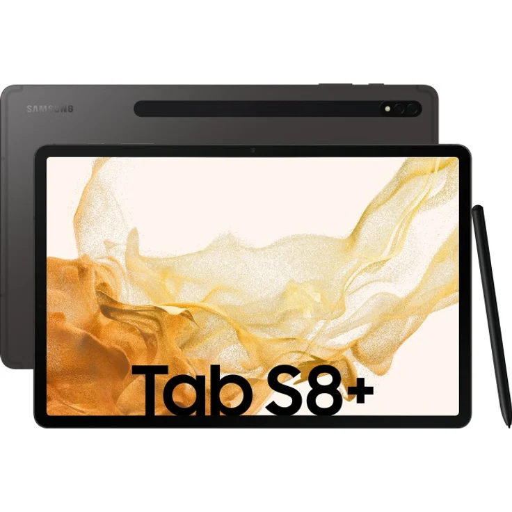 Samsung Galaxy Tab S8+ X800 Quad-HD Auflösung 12,4 Zoll,WLAN-Tablet, Octa-Core, 8 GB RAM, 128 GB Speicher, Graphite (SM-X800NZAAEUB) – Bild 1