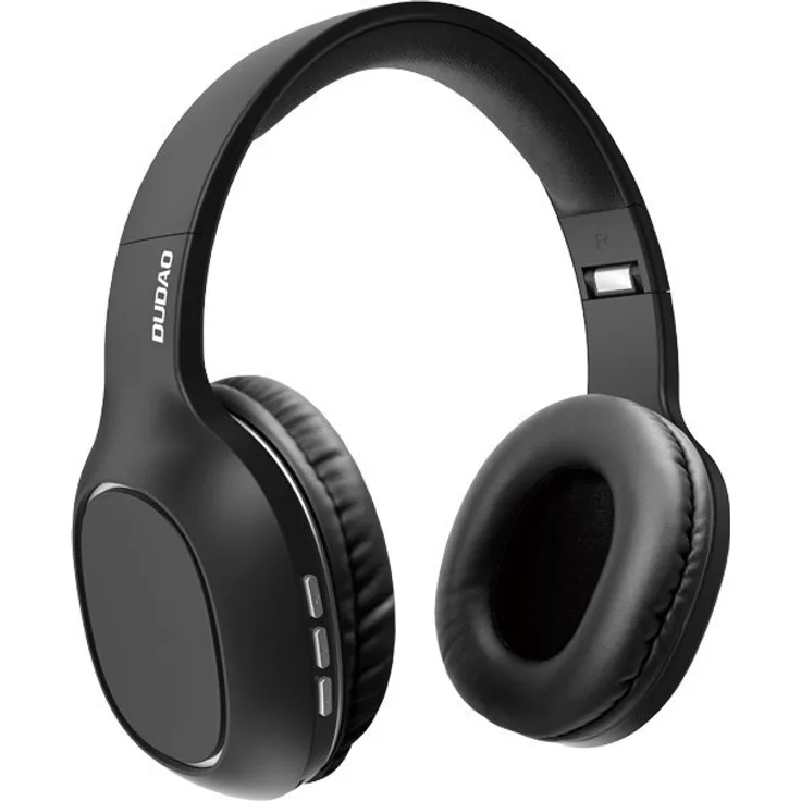 Dudao Earphones On-Ear kabellos Kopfhörer Bluetooth 5.0 Ohrhörer Over Ear Headset FM Kartenleser Radio, schwarz