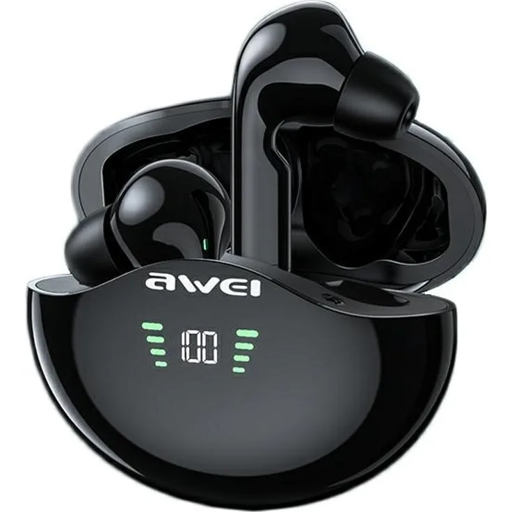 Earphones Bluetooth 5.1 T12P TWS+ dock black