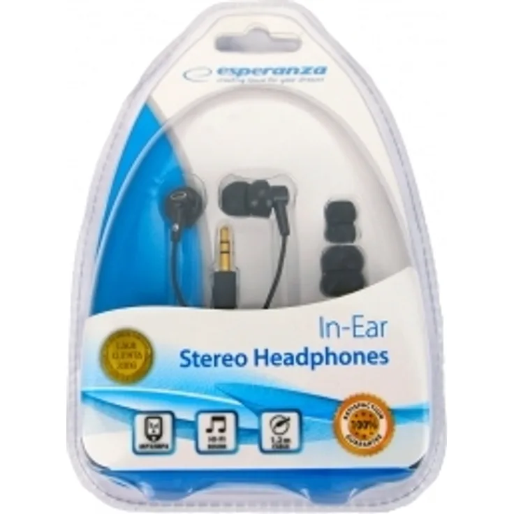 ESPERANZA EH124 - 5905784769356 ESPERANZA EH124 - Stereo Earphone BLACK