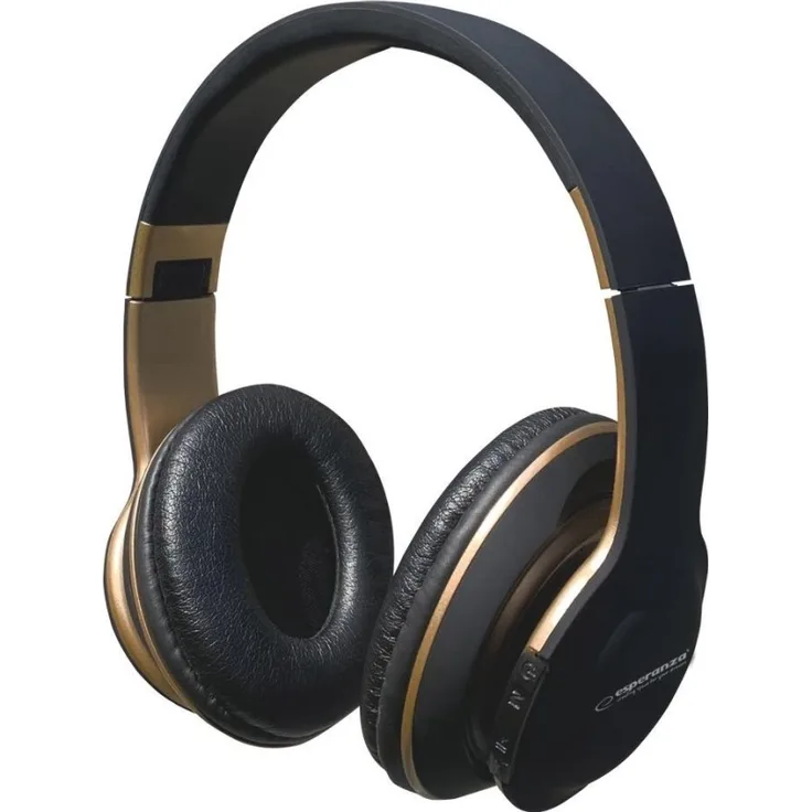 Esperanza headphones Esperanza Shange bluetooth headphones with microphone black