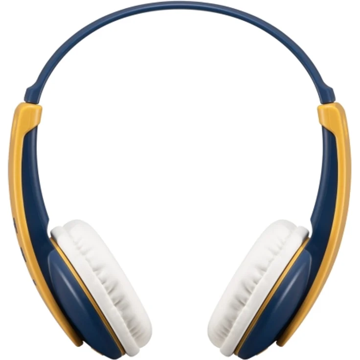 JVC HA-KD10W Kopfhörer Kopfband Musik Blau Gelb Knopf Tasten – Bild 1