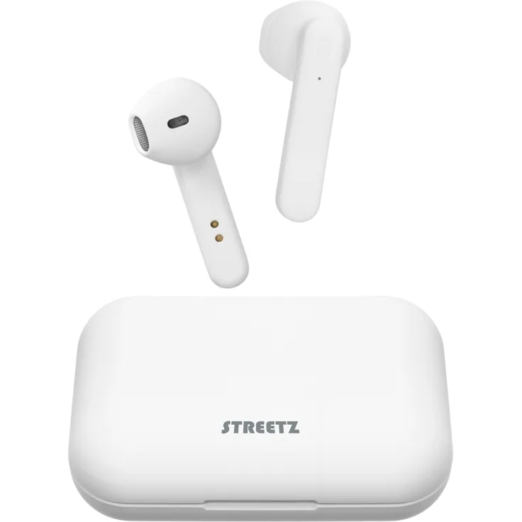 STREETZ True Wireless Stereo earbuds with charging case semi-in-ear
