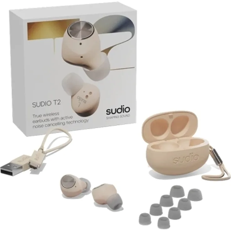 Sudio T2 Verkabelt Anrufe-Musik 5 3 g Kopfhörer Sand