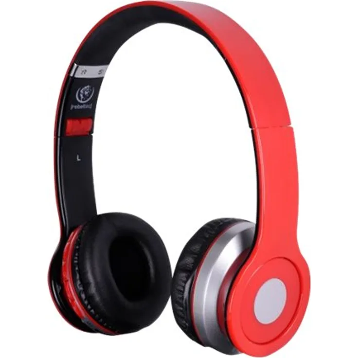 Stereo headphone bluetooth CRISTAL red
