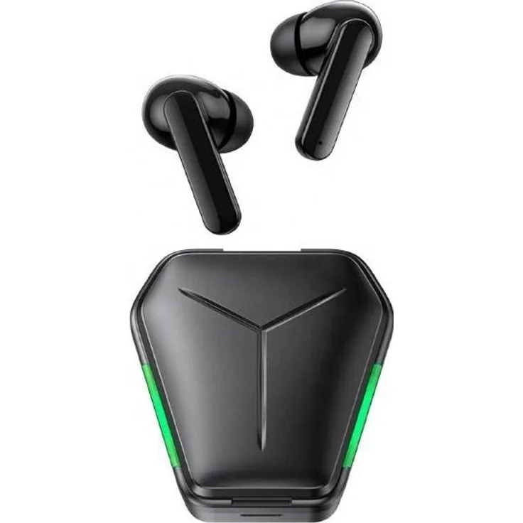 Usams headphones USAMS Bluetooth 5.0 earphones TWS JY series Gaming earbuds wireless black-black BHUJY01