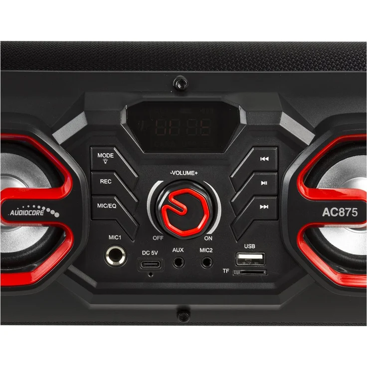 Audiocore speaker Portable bazooka speaker Audiocore AC875 bluetooth 5.0 FM radio micro card SDIPX4 2000mAh – Bild 3