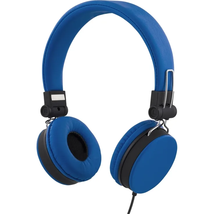 STREETZ headset for smartphone microphone 1-button 1 5m blue