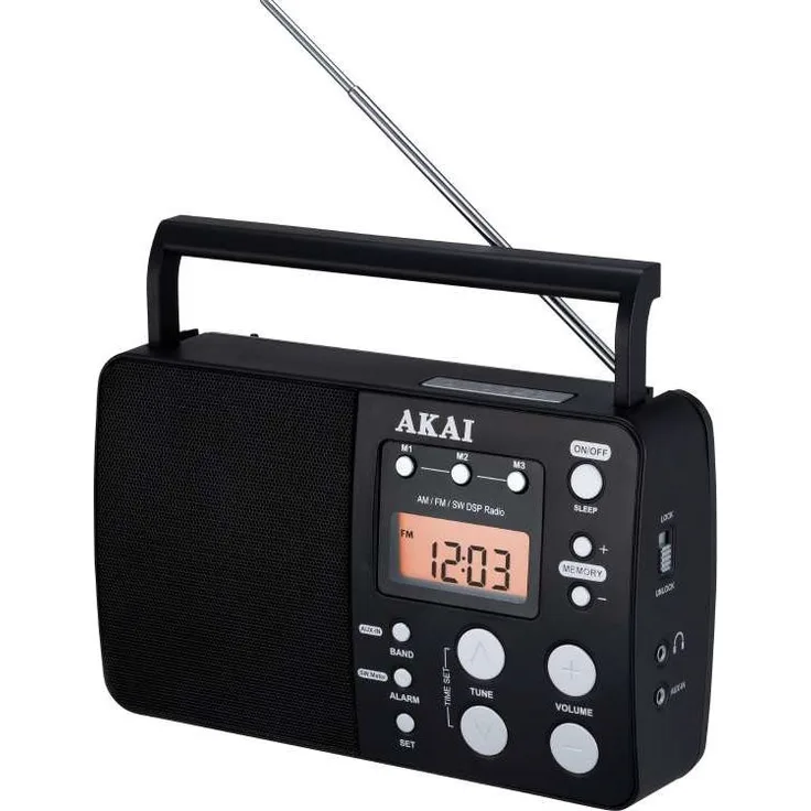 Akai APR-200 radio schwarz