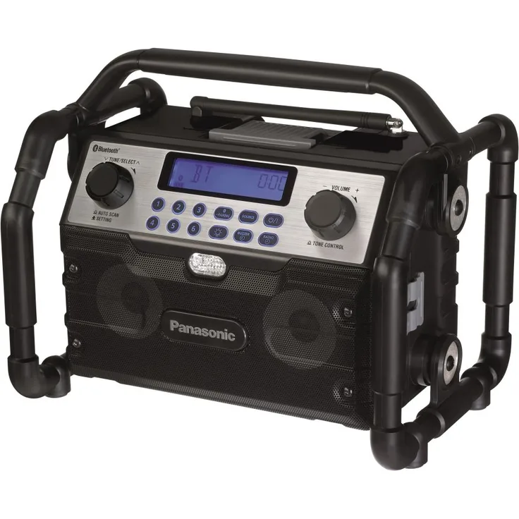 Panasonic EY 37A2 B Akku-Radio, 14.4V-18V-Netzteil, Bluetooth, ohne Akkus und Ladegerät