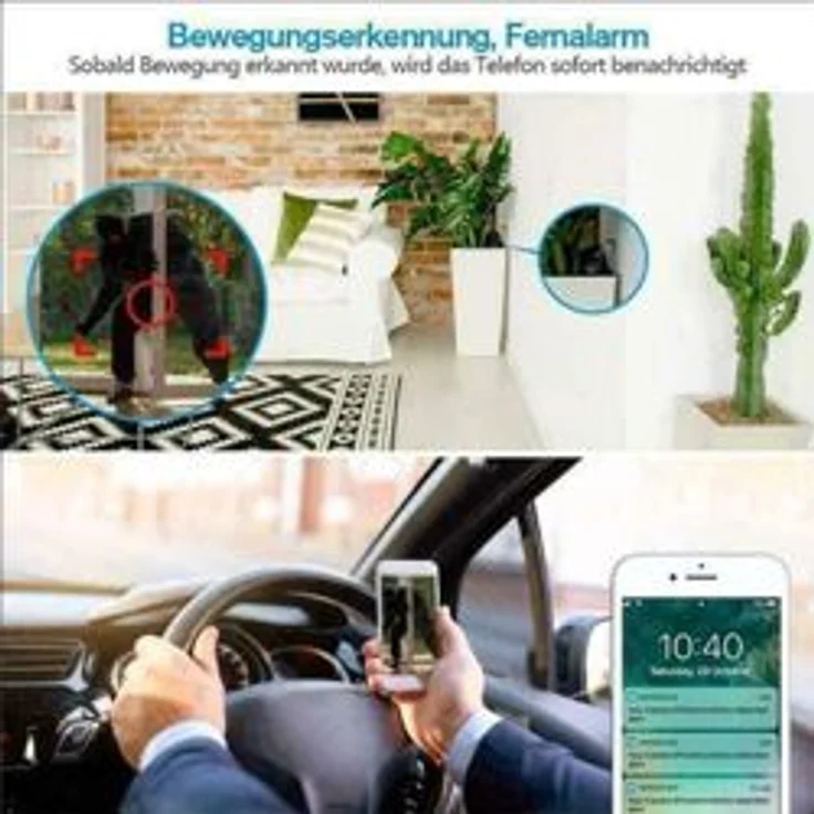 MAVURA Rheinwing 1080p magnetische WiFi Mini Kamera Full HD Spycam Überwachungskamera – Bild 2