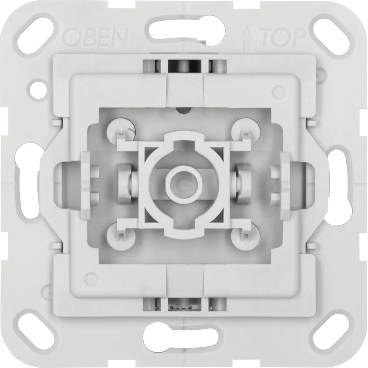 TechniSat Smart-Home Dimmer-Einsatz mit Flächenwippe (Unterputzdose, Z-Wave Plus, Smarte Dimmung von Licht per App, kompatibel mit Gira Markenschaltern), hellgrau