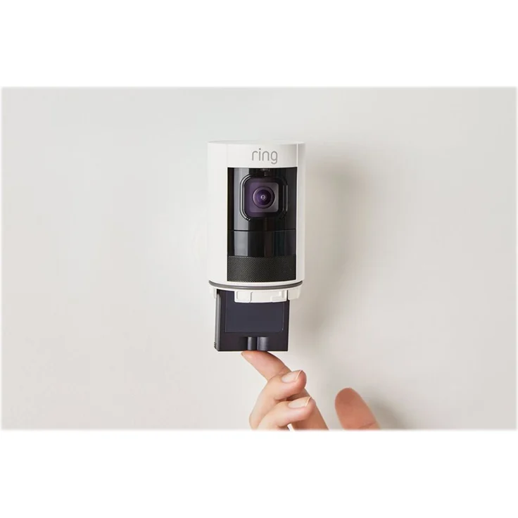 Ring Stick Up Cam Battery Outdoor Kamera, Überwachungskamera mit 1080p HD-Video, witterungsbeständig, geeignet für Haus & Grundstück, Akku und WLAN, Alexa-kompatibel, weiß (8SC1S1-WEU0) – Bild 8