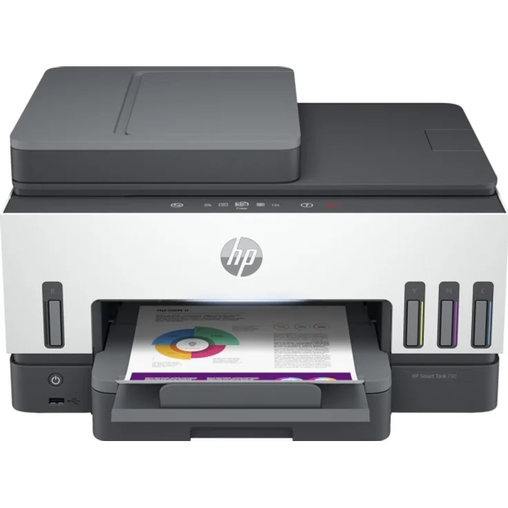 HP Smart Tank 790 All-in-One A4 Color Dual-band WiFi Ethernet Print Scan Copy Inkjet Fax 15-9ppm – Bild 1