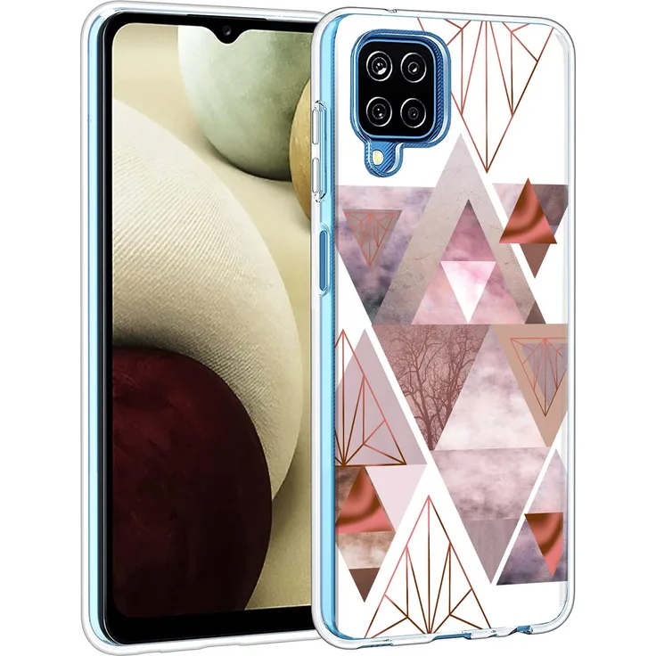CoolGadget Handyhülle für Samsung Galaxy A22 4G/M22 Hülle Silikon Motiv Muster Case Schutzhülle, mehrfarbig