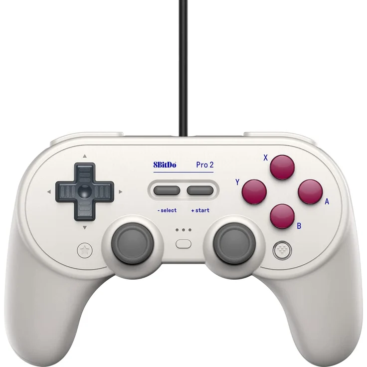8Bitdo Pro 2 Wired USB Controller, Grau (Switch) – Bild 1