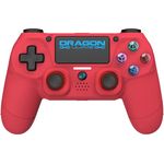 Dragonwar Wireless Controller Dragon Shock 4, Rot (GSPS4-R) (PC, PS4)