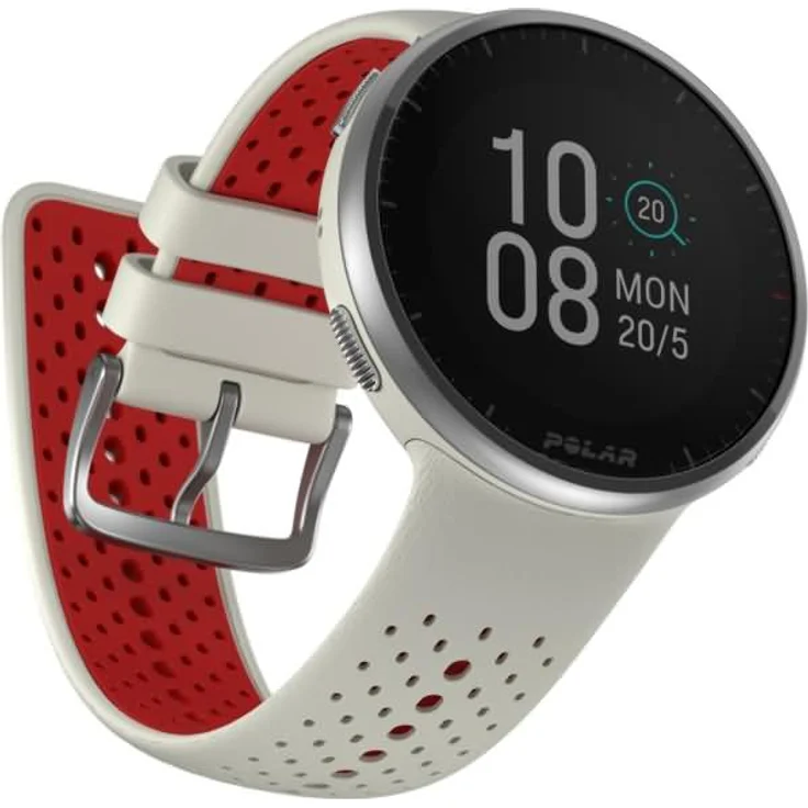 Polar Pacer Pro Smartwatch GPS, Unisex, S-L, Kunststoffarmband, Snow White – Bild 7