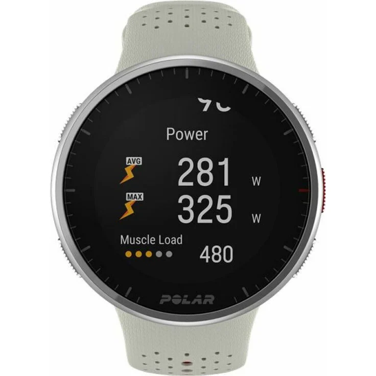 Polar Pacer Pro Smartwatch GPS, Unisex, S-L, Kunststoffarmband, Snow White – Bild 4