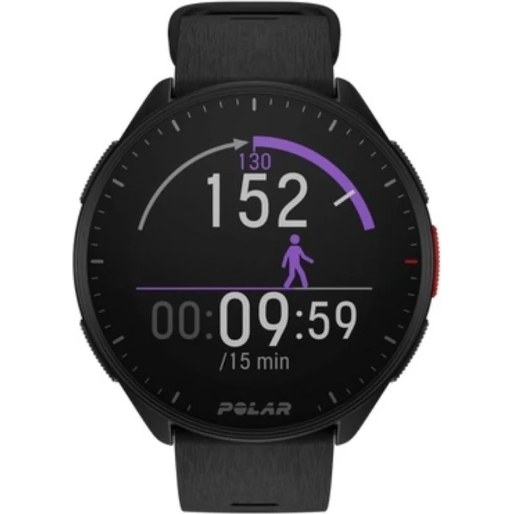 Polar Pacer Smartwatch GPS, Unisex, S-L, Kunststoffarmband, Night Black – Bild 6