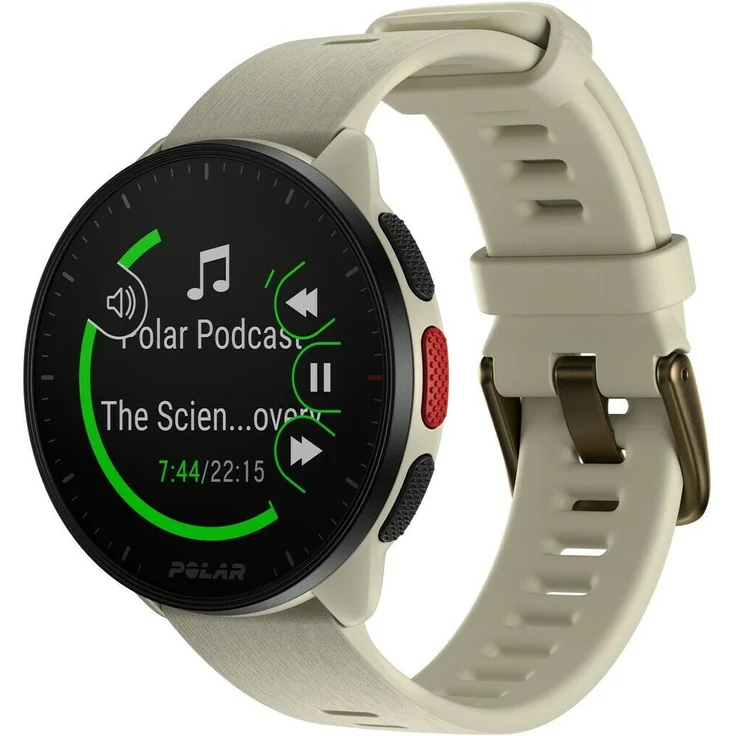 Polar Pacer Smartwatch GPS, Unisex, S-L, Kunststoffarmband, Cloud White – Bild 1