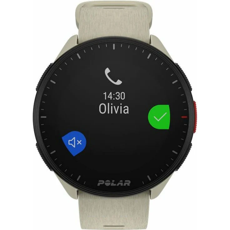 Polar Pacer Smartwatch GPS, Unisex, S-L, Kunststoffarmband, Cloud White – Bild 6