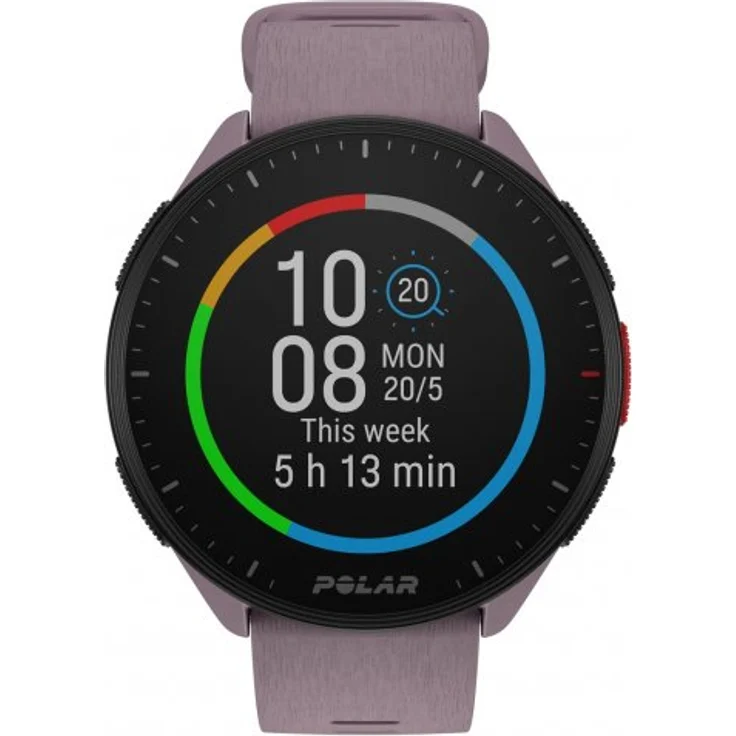 Polar Pacer Smartwatch GPS, Unisex, S-L, Kunststoffarmband, Purple Dusk – Bild 2