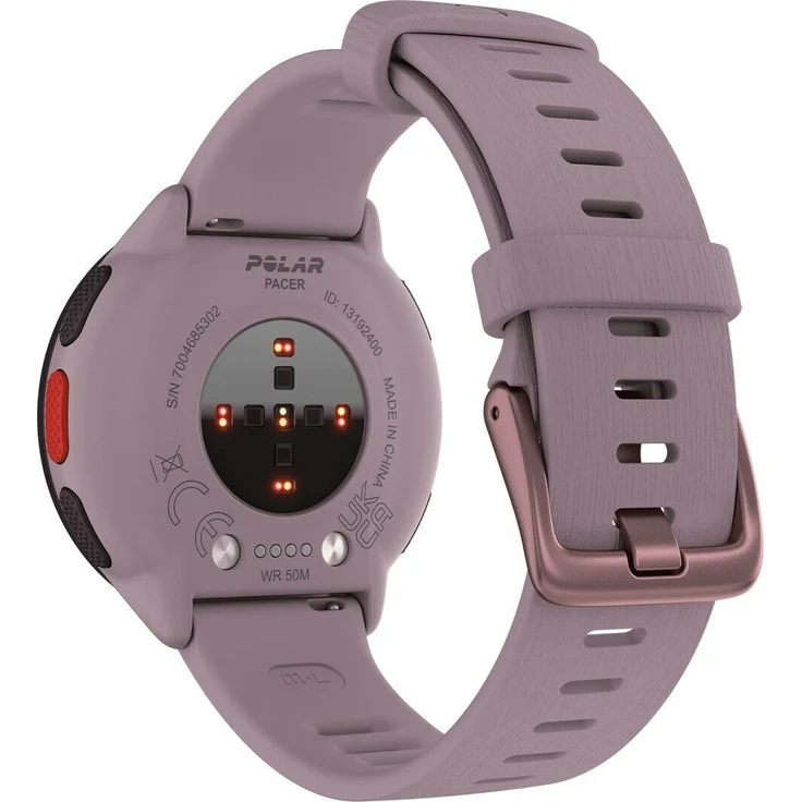 Polar Pacer Smartwatch GPS, Unisex, S-L, Kunststoffarmband, Purple Dusk – Bild 3