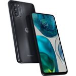 Motorola Moto G52 Smartphone 16,76cm (6,6 Zoll) AMOLED-Display, 128GB interner Speicher, 4GB RAM, Dual-SIM, Android 12, Charcoal Grey