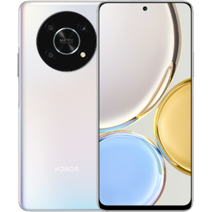 Honor Magic4 Lite 5G Smartphone 17,29cm (6,81 Zoll) LCD-Display, 128GB interner Speicher, 6 GB RAM, Dual-SIM, Android 11, Titanium Silver
