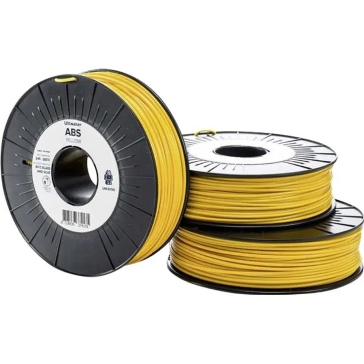 Ultimaker ABS - M2560 Yellow 750 - 206127 Filament ABS-plast 2.85 mm 750 g Gul 1 stk