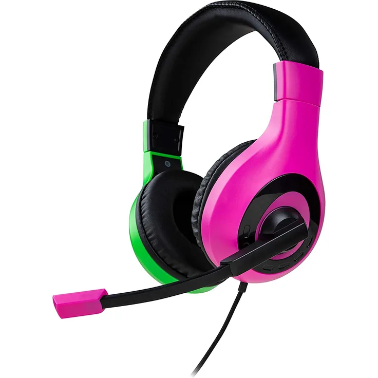 Bigben für Nintendo Switch Lite Stereo Gaming Headset V1 pink, grün BB006919
