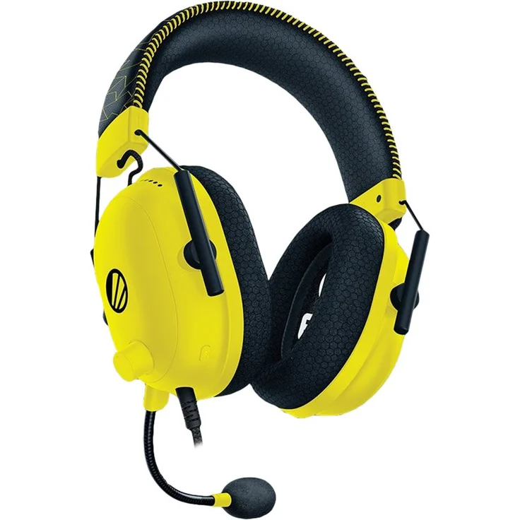 RAZER BlackShark V2 ESL Edition Gaming-Headset Gelb, Schwarz – Bild 2