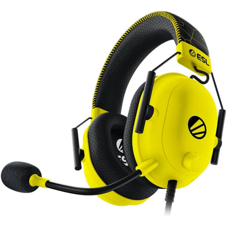 RAZER BlackShark V2 ESL Edition Gaming-Headset Gelb, Schwarz – Bild 1