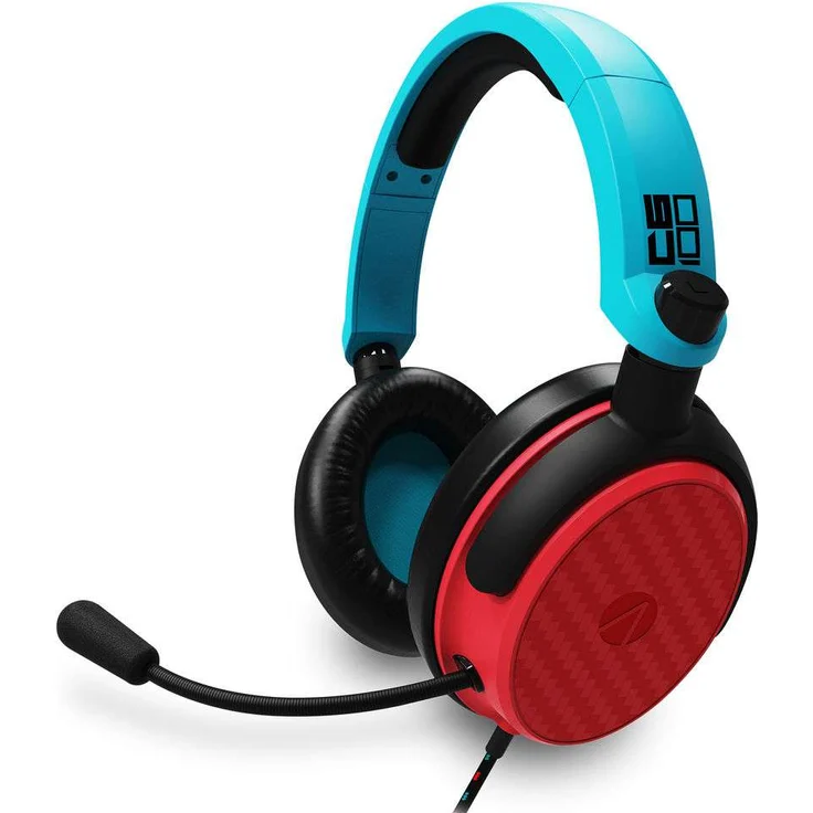 Gaming Headset Multiformat Stereo C6-100 Rot, Blau – Bild 1